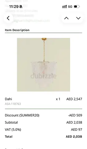 Chandelier for sale