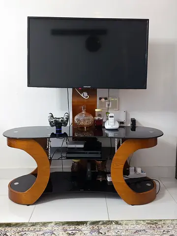 tv with tv trolley