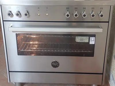 Italian Bertazzoni Oven Fan 5 Burner Full Gas Cooker Range Size 90×60 cm