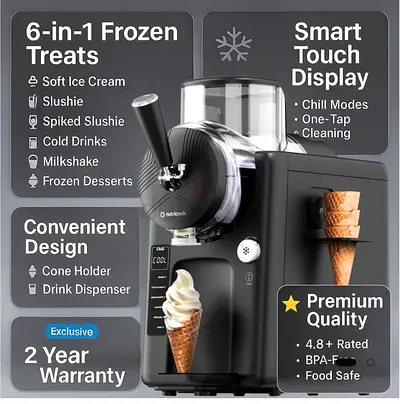 🍦 NUTRICOOK FROST – PREMIUM ICE CREAM & SLUSHIE MAKER 🍧  ✨ Selling for AED 1,000 only!