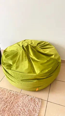 Jumbble Bean Bag XXL - Green Suede - Like New