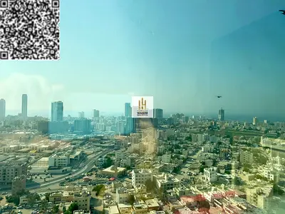 استوديو للإيجار السنوي في أبراج الأورينت | طابق عالٍ | إطلالة مفتوحة