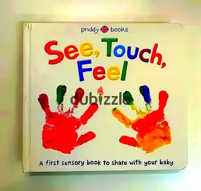 See, Touch, Feel — First Sensory Board Book for Babies