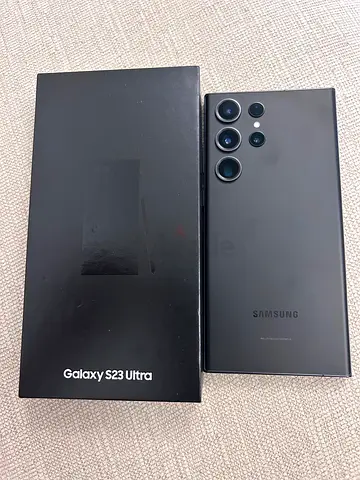 Samsung Galaxy S23 Ultra 512gb- Good Condition with Original Box Phantom Black