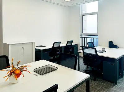 Move into ready-to-use open office space for rent for 15 persons in AJMAN, Corniche Sharjah