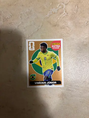 Panini Sticker Vinicius Junior Brazil #13 - Collectible Football Card