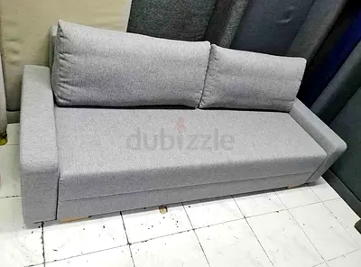 Modern Grey Three Seater Sofa