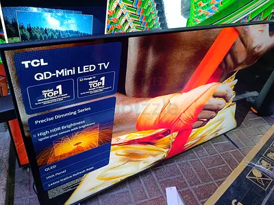 TCL 75C6K is a 75-inch 4K QD-Mini LED smart TV featuring a 144Hz native refresh rate and an Onky