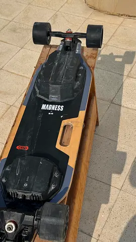 Used electric longboard (Madness) with range battery - fair condition