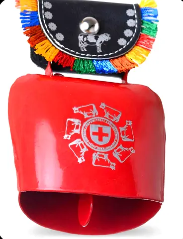 Beautiful brand new orignal Swiss cow bell to bring good luck and prosperity for sale.