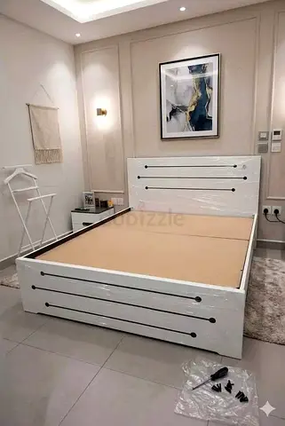 Brand New condition bed with side table