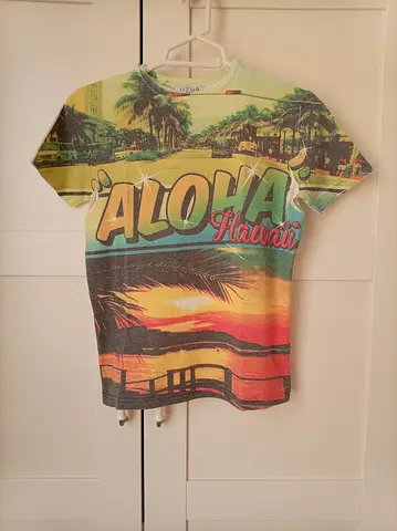 Aloha Hawaii graphic T-shirt - unisex, size M