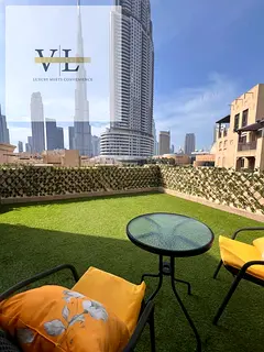 Exclusive 2BR  || Huge Layout || Full Burj Khalifa View || Terrace Garden || All Bills Inclusive