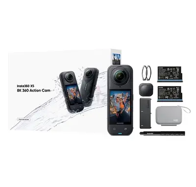 Insta360 X5 8K 360 Action Camera with Accessories - Like New
