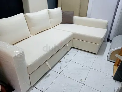 Comfortable 2 Seater Grey Fabric SofaBed