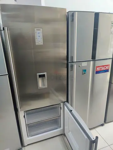Siemens latest model bottom freezer fridge with water depanser freestanding