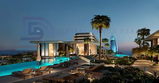 Skybridge Design | 2BR Apartment | Marina & Burj Al Arab Views