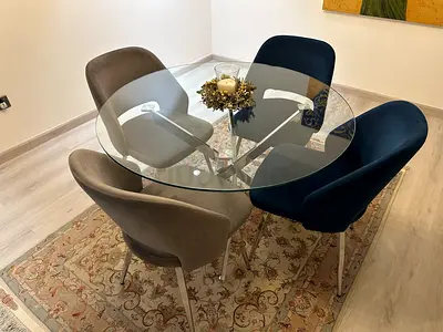 Dining table and chairs