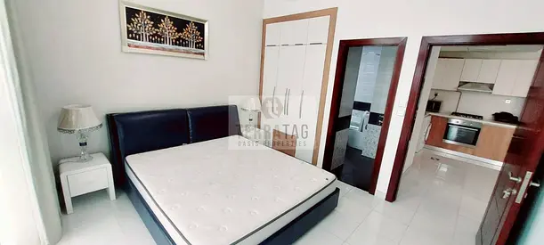 شقة مفروشة بغرفة نوم واحدة | برج جلامز ريزيدنس 1 | الوصول إلى الشرفة والمسبح