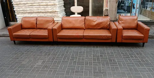 Sofa Leather 6 Seater