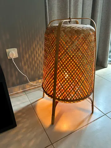 IKEA floor lamp (bamboo)