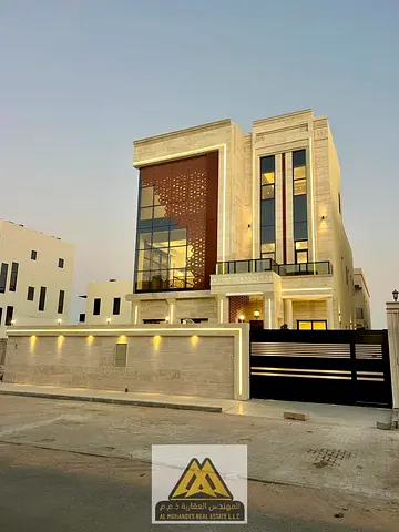 فيلا فاخرة/ 6 غرف ماستر/ مسبح خاص/مساحة كبيرة/ بمنطقة العالية بجوار مشروع تايجر وجميع الخدمات/ على طريق محمد بن زايد