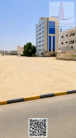 Residential Commercial Corner Land for Sale in Al Bustan Ajman 4,730 Sq Ft G+4 Second Plot from Saif Al Hamrani Street