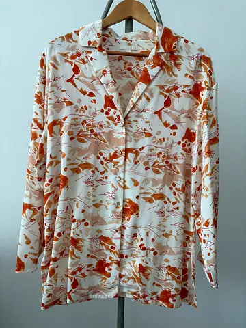 COS Women's Printed Button Down Shirt