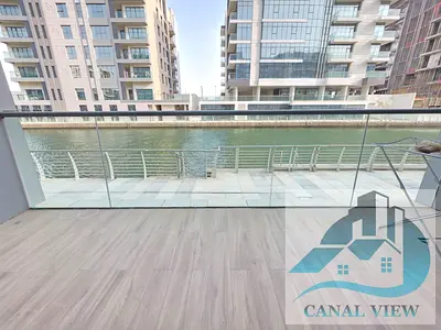 Duplex Furnished 2BR with Canal View with Shared Pool GYM in Raha Lofts1