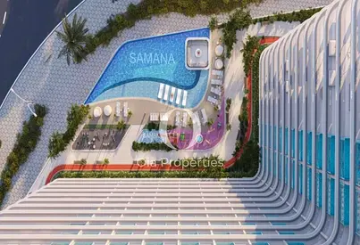 استوديو أنيق | مفروش | دخول الشرفة والمسبح | Samana Lake Views 2 IMPZ