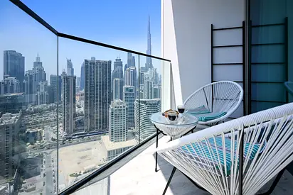 Luxury High Floor with Burj Khalifa & Canal Views | All Bills Included