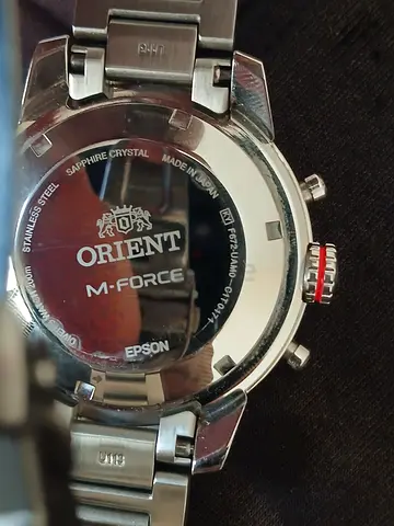 Orient M-Force made in japan Men's  Watch 200 m water resistance..rolex same materials.