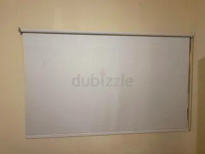 White Roller Blind / Window Shade - Good Condition