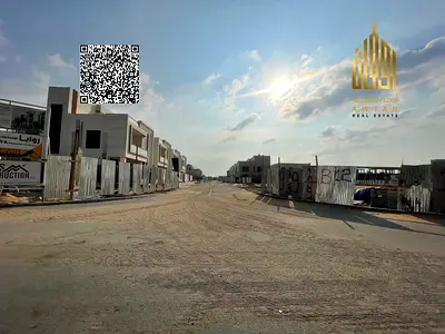 ارض سكني فيلل شارع وسكه موقع مميز