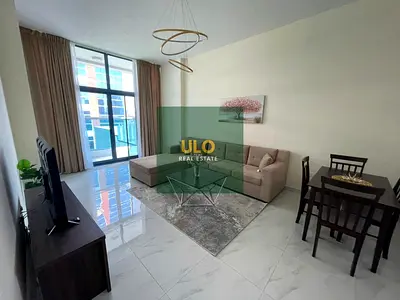 Furnished 1BR Apartment | Sydney Tower JVC | Balcony & City View