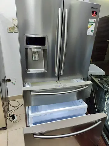 Samsung French Door Refrigerator with Water Dispenser ice maker  Stainless Steel, 4-Door