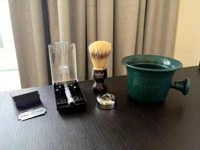 Traditional safety razor set Merkur MK-33C
