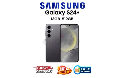 Samsung Galaxy S24 Plus in Dubai - 12GB 512GB Black - Excellent Condition, FREE DELIVERY