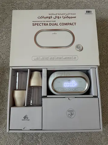 Spectra dual Compact Electric Breast Pump with Bottles - condition excellent