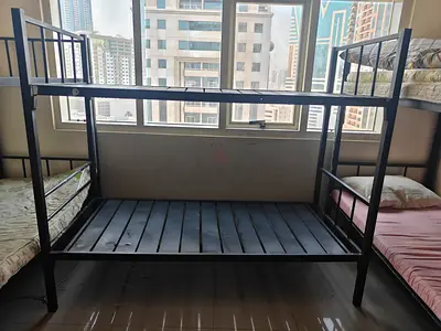 4 Metal Bunk Bed Frame with mattress 150