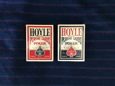 Vintage 1980s Hoyle Poker Official Playing Cards Set