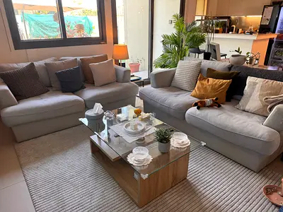 2 x Sofa’s Grey only for 600 dirhams