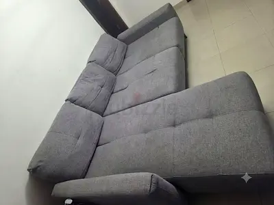 Homecentre L-Shaped Sectional Sofa (Grey) - Urgent Relocation Sale