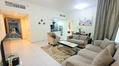 Furnished 2BR | City View | High Floor | Balcony