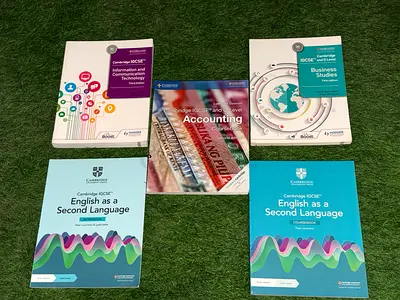 5 IGCSE / Cambridge Coursebooks (Accounting, Business Studies, ICT, English as Second Language)