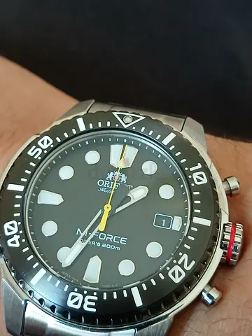Orient M-Force made in japan Men's  Watch 200 m water resistance..rolex same materials.