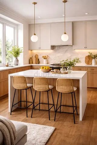 Modern kitchen island