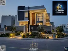 Corner villa on two streets, price includes registration and ownership fees, super deluxe finishing