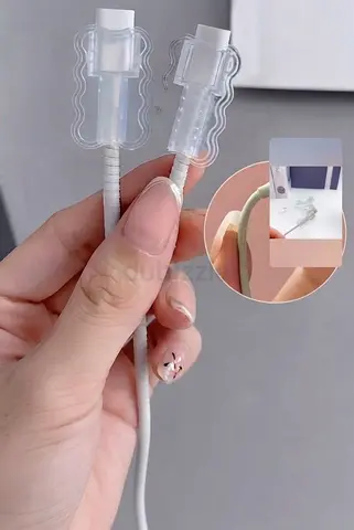 Silicone Charging Cable Protector (Pair) - Anti-Break Reinforcement
