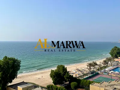 Beach View || Fully Upgraded 2BR || Private Beach || Chiller Free || Parking Free || All Amenities